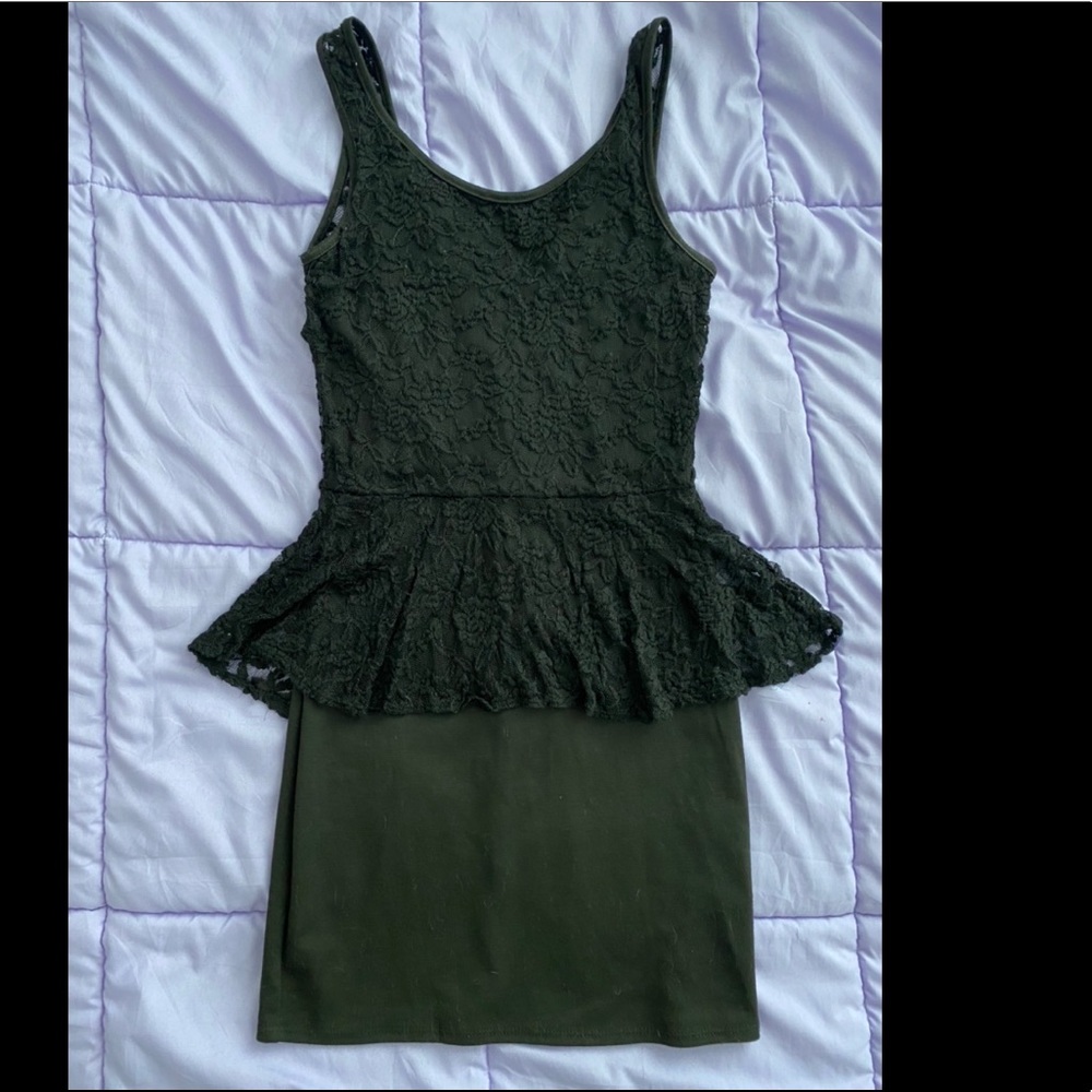 Black mini dress